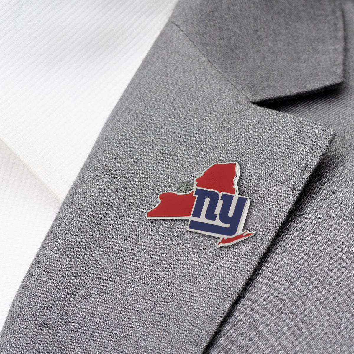 NFL New York Giants State Shaped Lapel Pin 2