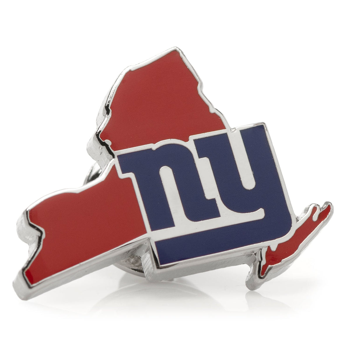 NFL New York Giants State Shaped Lapel Pin 1
