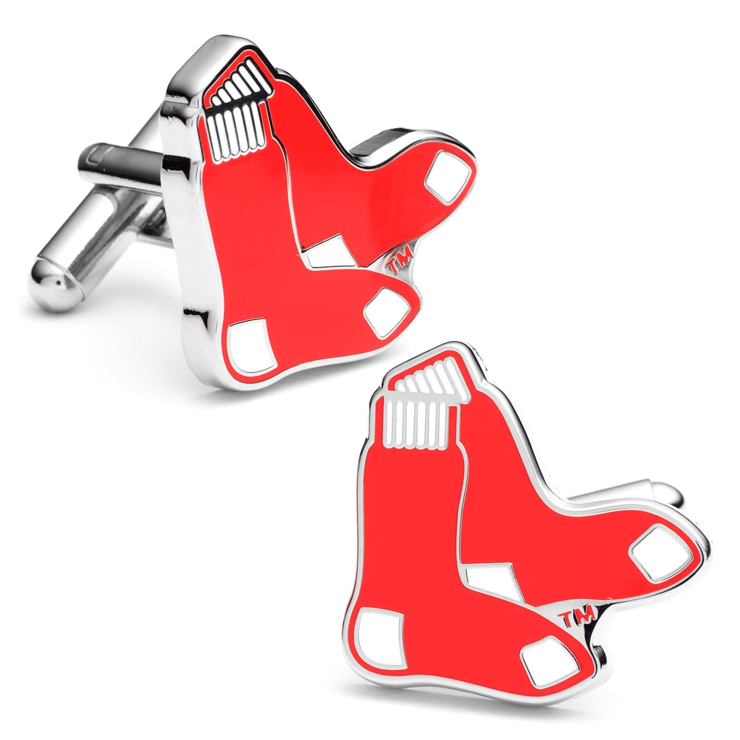 MLB Boston Red Sox Cufflinks and Tie Bar Gift Set 3