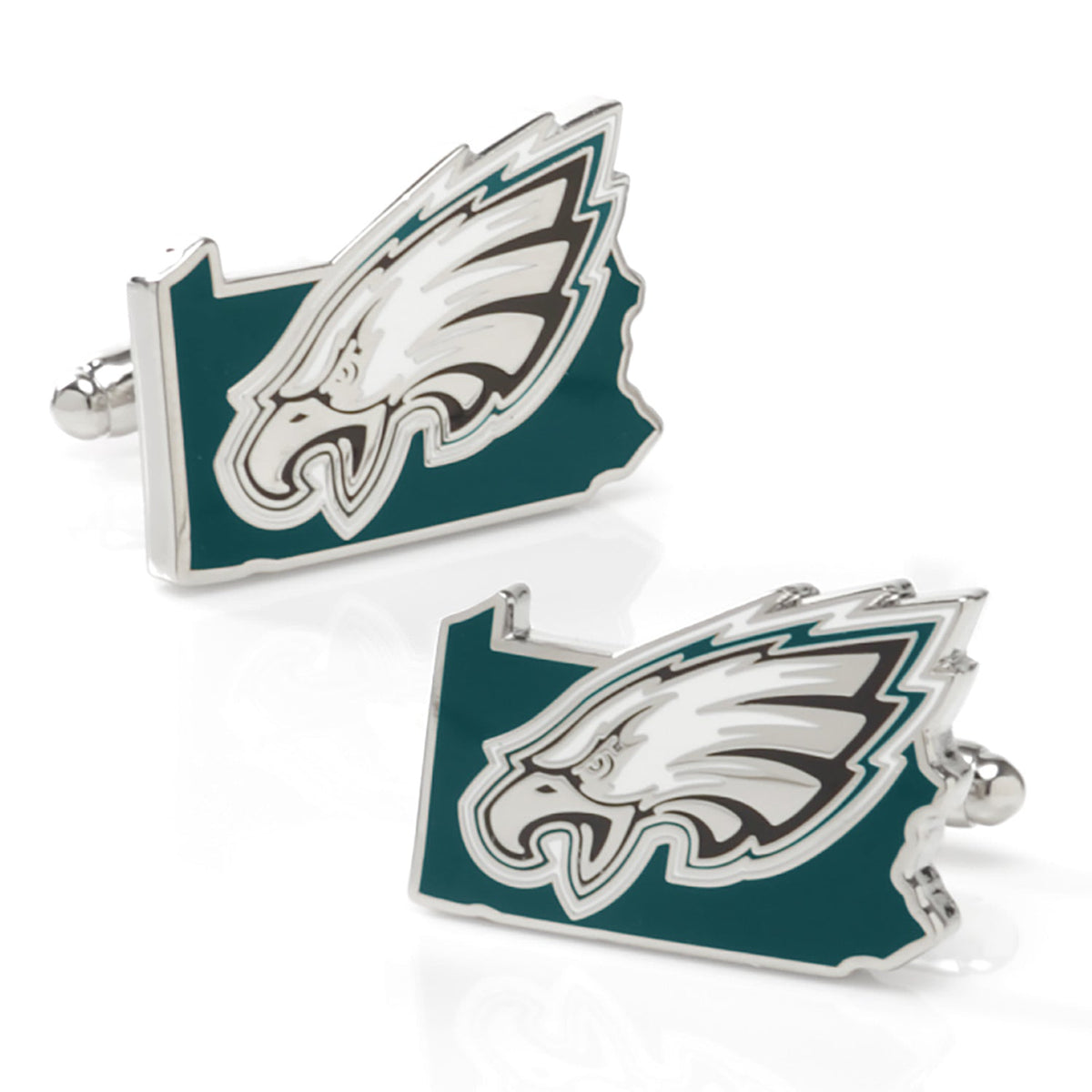 NFL Philadelphia Eagles State Shaped Cufflinks 1