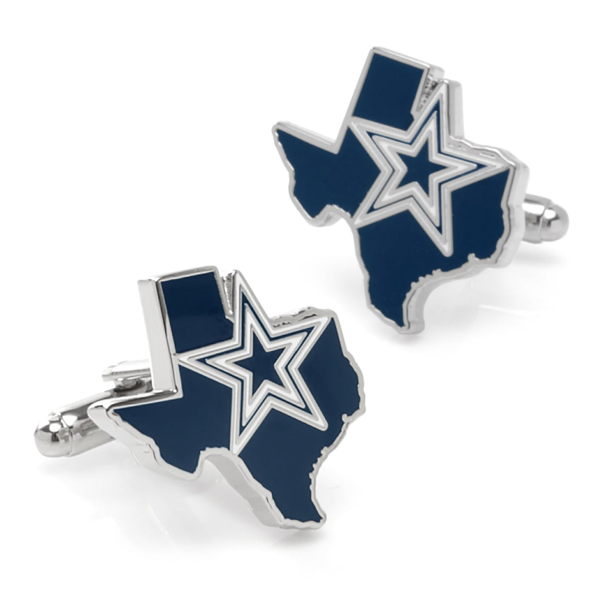 NFL Dallas Cowboys State Shaped Cufflinks 1