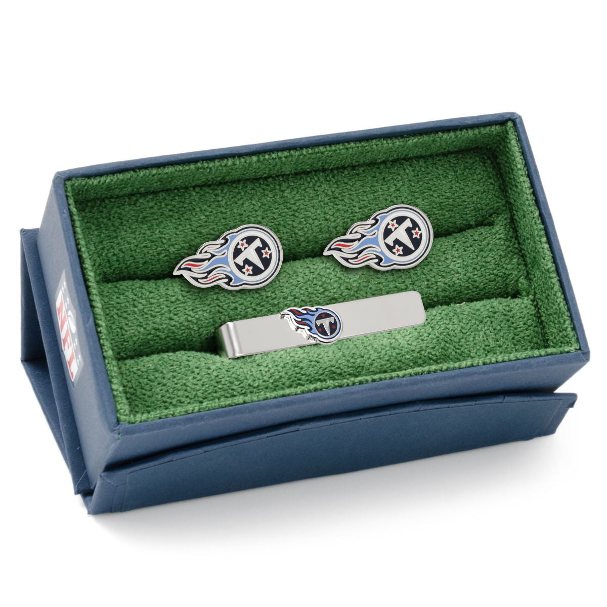 NFL Tennessee Titans Cufflinks and Tie Bar Gift Set 2