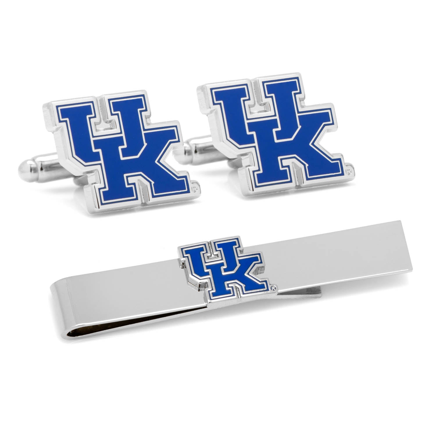 NCAA University of Kentucky Cufflinks and  Tie Bar Gift Set 1