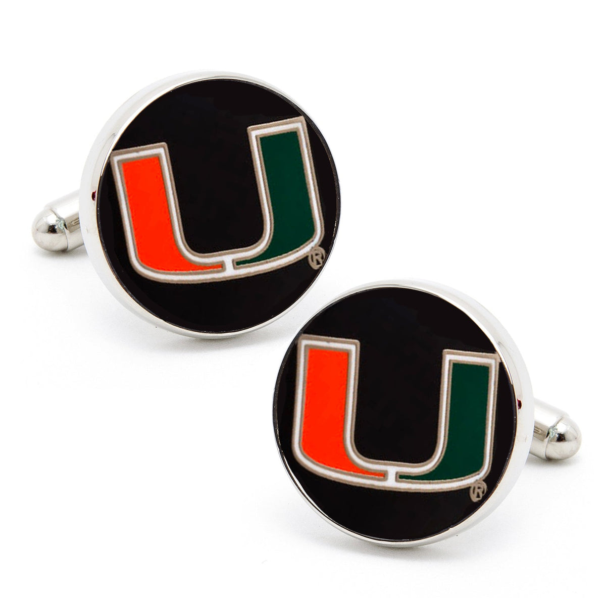 NCAA Miami Hurricanes Cufflinks 1