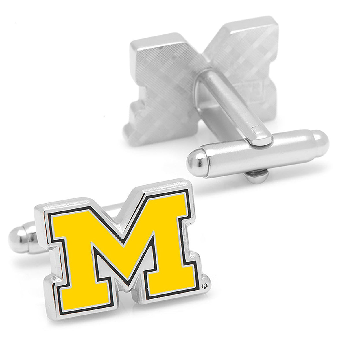 NCAA University of Michigan Wolverine Cufflinks and Lapel Pin Gift Set 4
