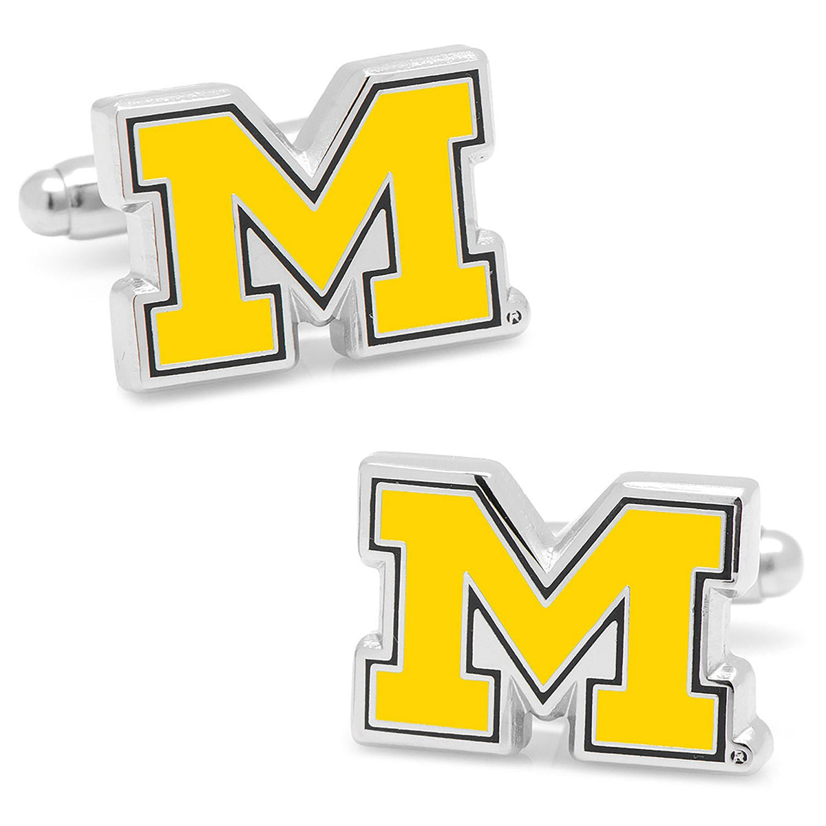 NCAA University of Michigan Cufflinks and Tie Bar Gift Set 3