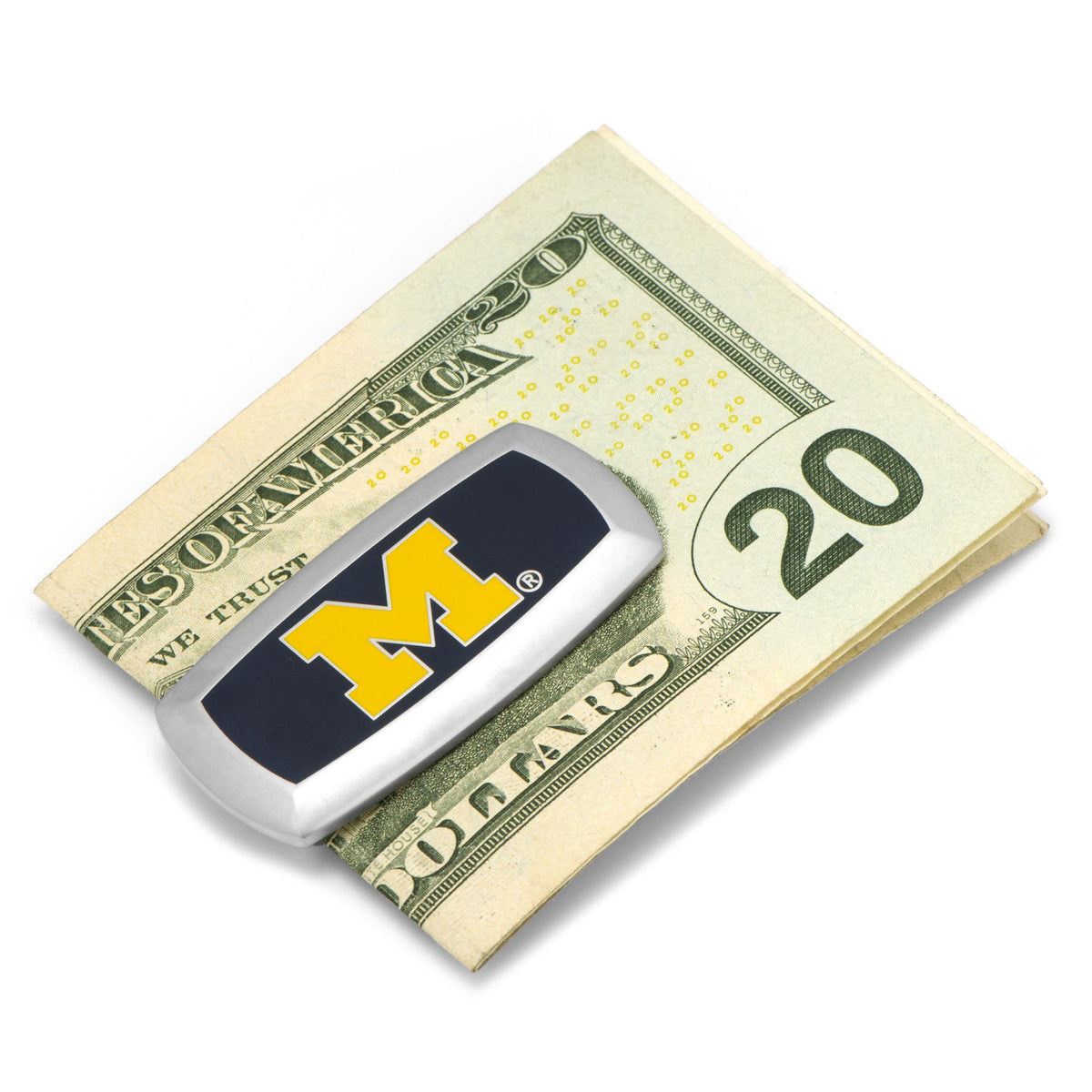 NCAA University of Michigan Wolverines Cushion Money Clip 3