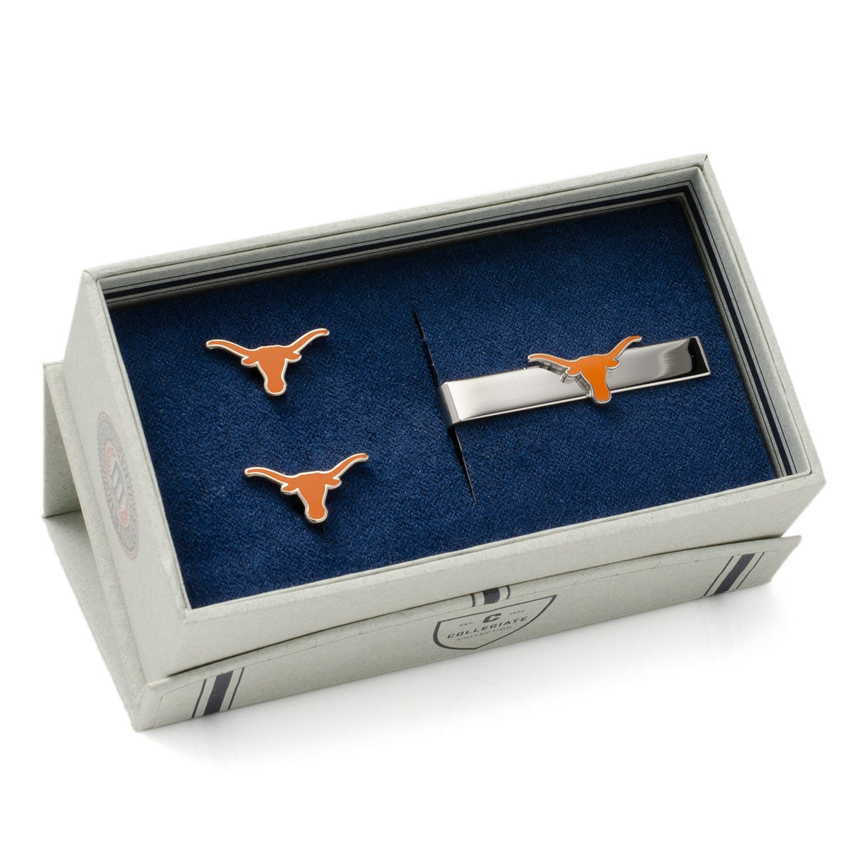 NCAA Texas Longhorns Cufflinks and Tie Bar Gift Set 2