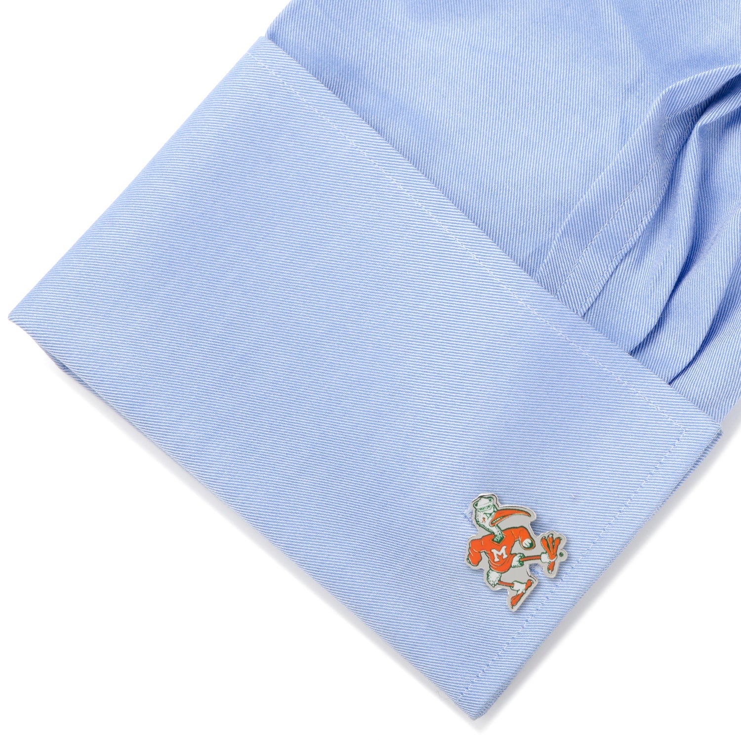 NCAA University of Miami Hurricanes Throwback Cufflinks 3