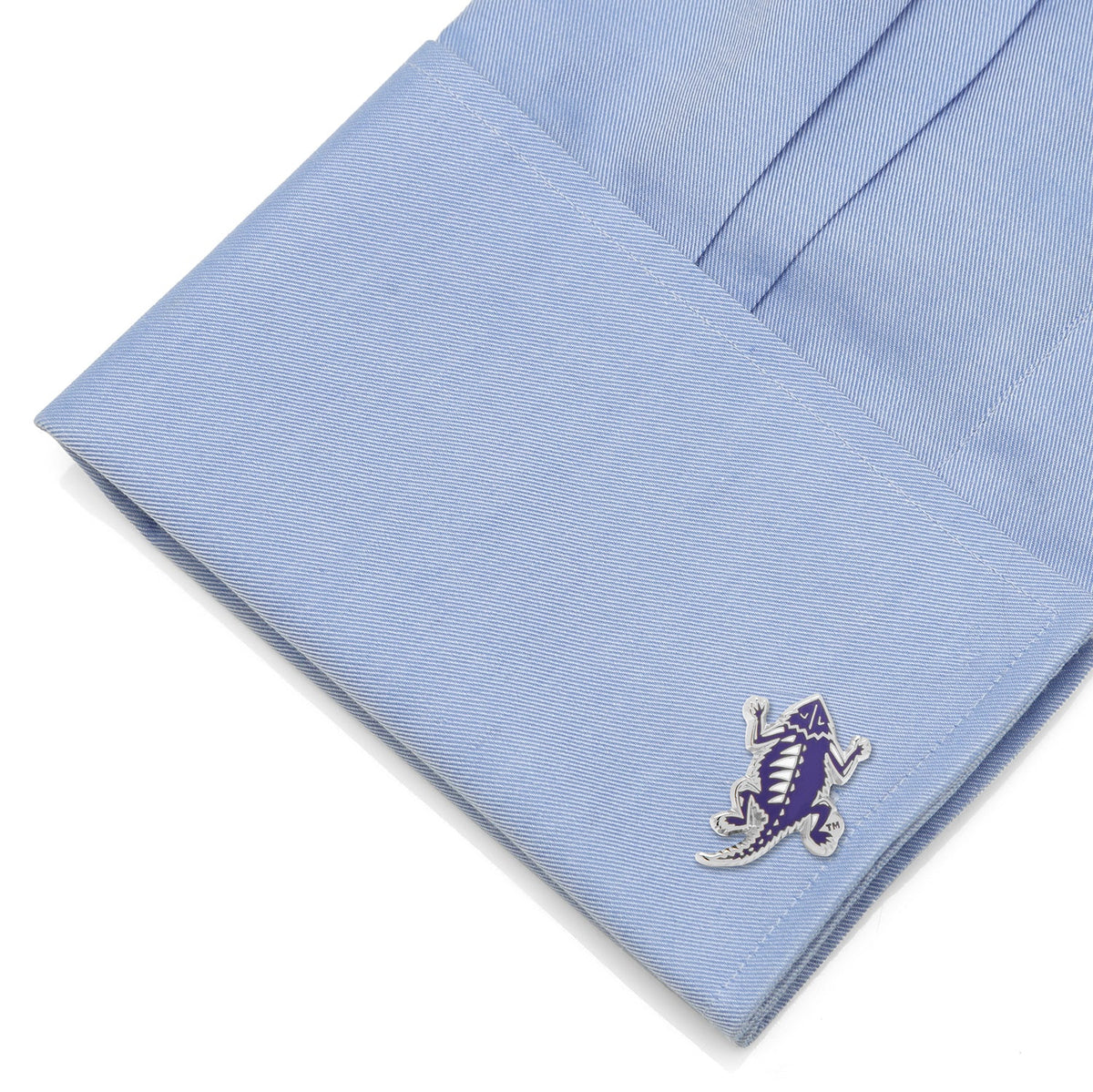 NCAA TCU Horned Frog Throwback Cufflinks 3