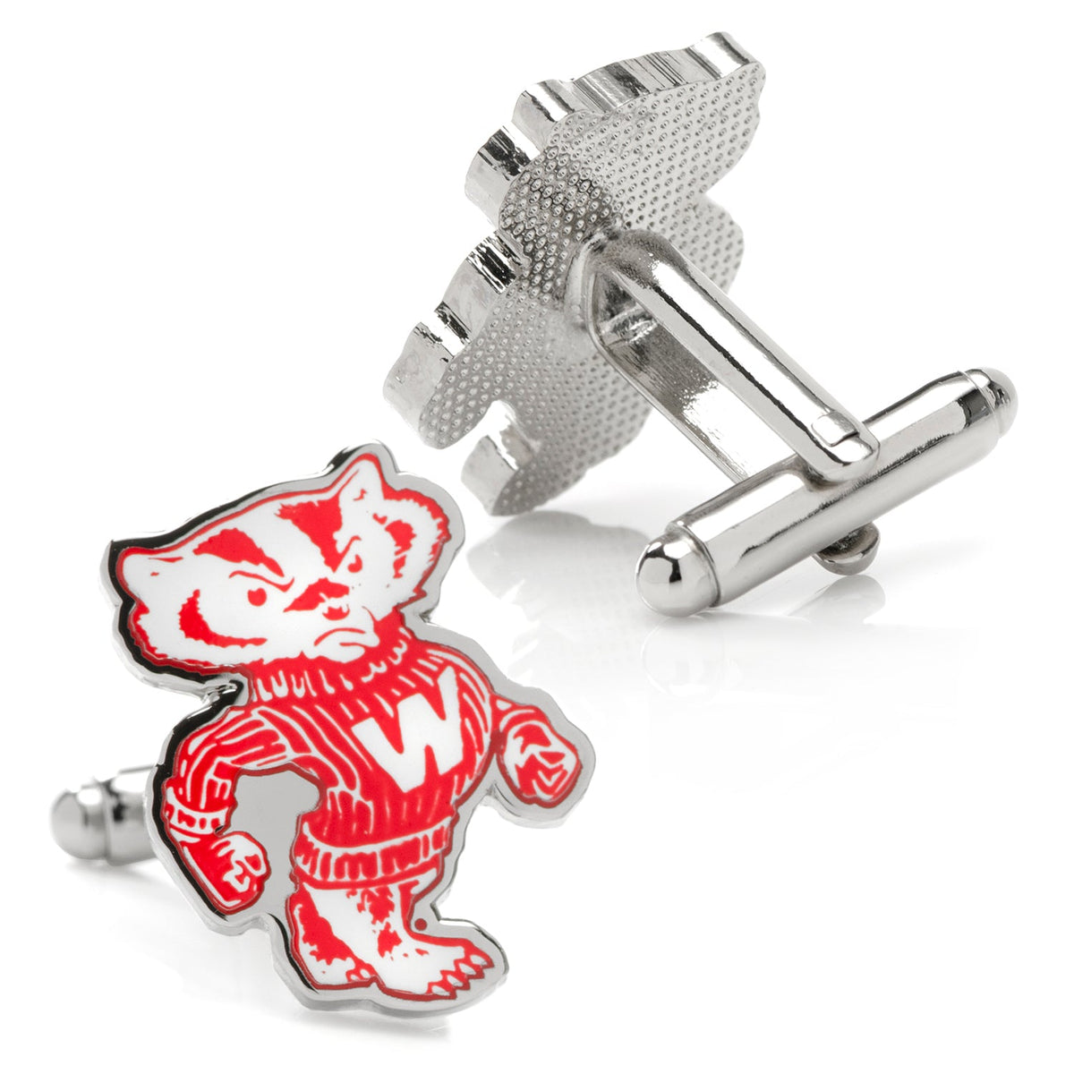 NCAA University of Wisconsin Badgers Throwback Cufflinks 2