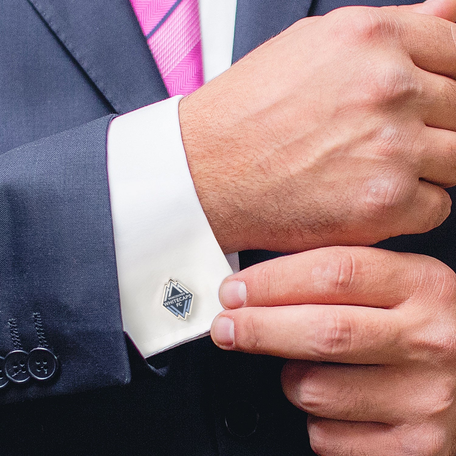 MLS Vancouver Whitecaps Cufflinks and Lapel Pin 6