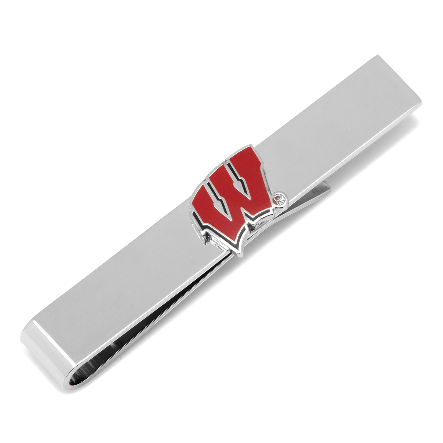 NCAA University of Wisconsin Badgers Cufflinks and Tie Bar Set 2