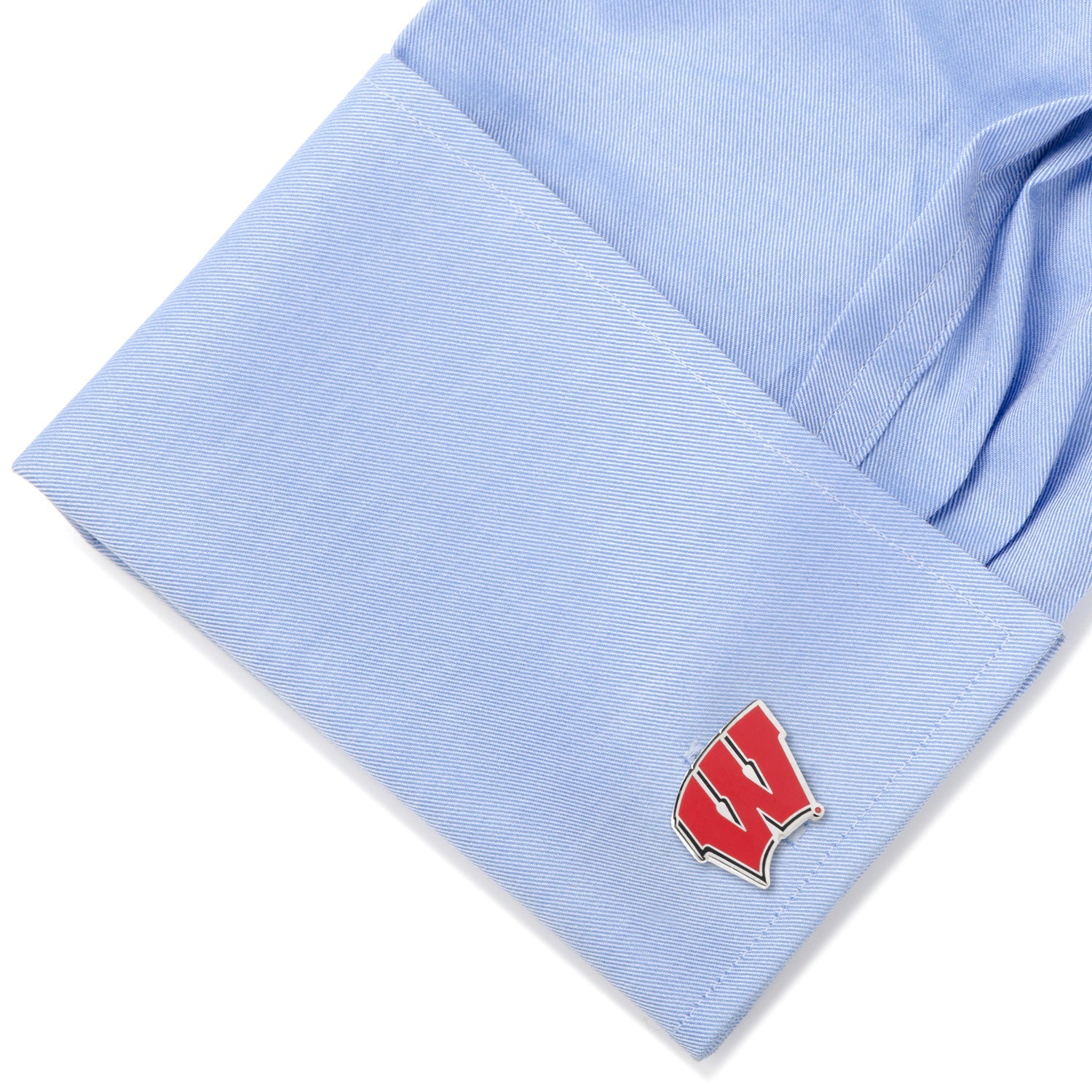 NCAA University of Wisconsin Badgers Cufflinks and Tie Bar Set 6