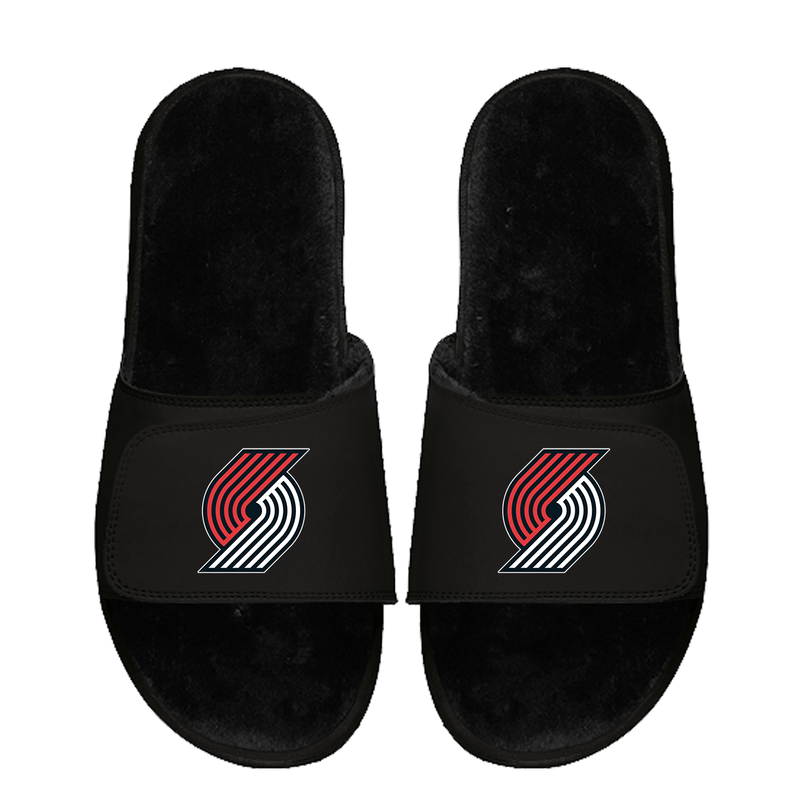 Portland Trailblazers Primary Black Fur 1