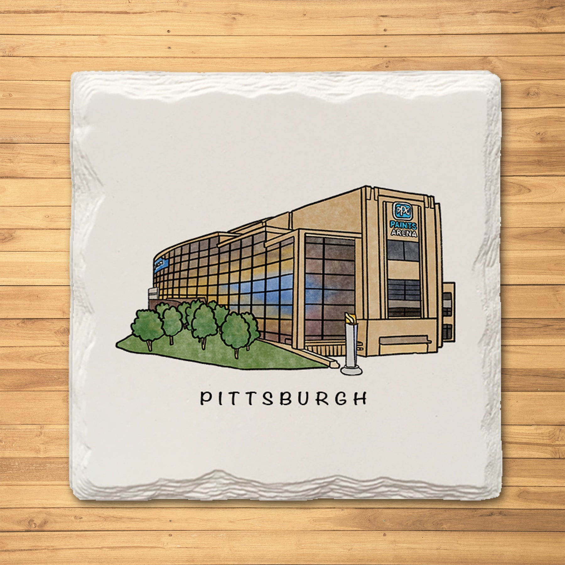 Pittsburgh Hockey Variety Pack - Ceramic Drink Coasters - 4 Pack 3