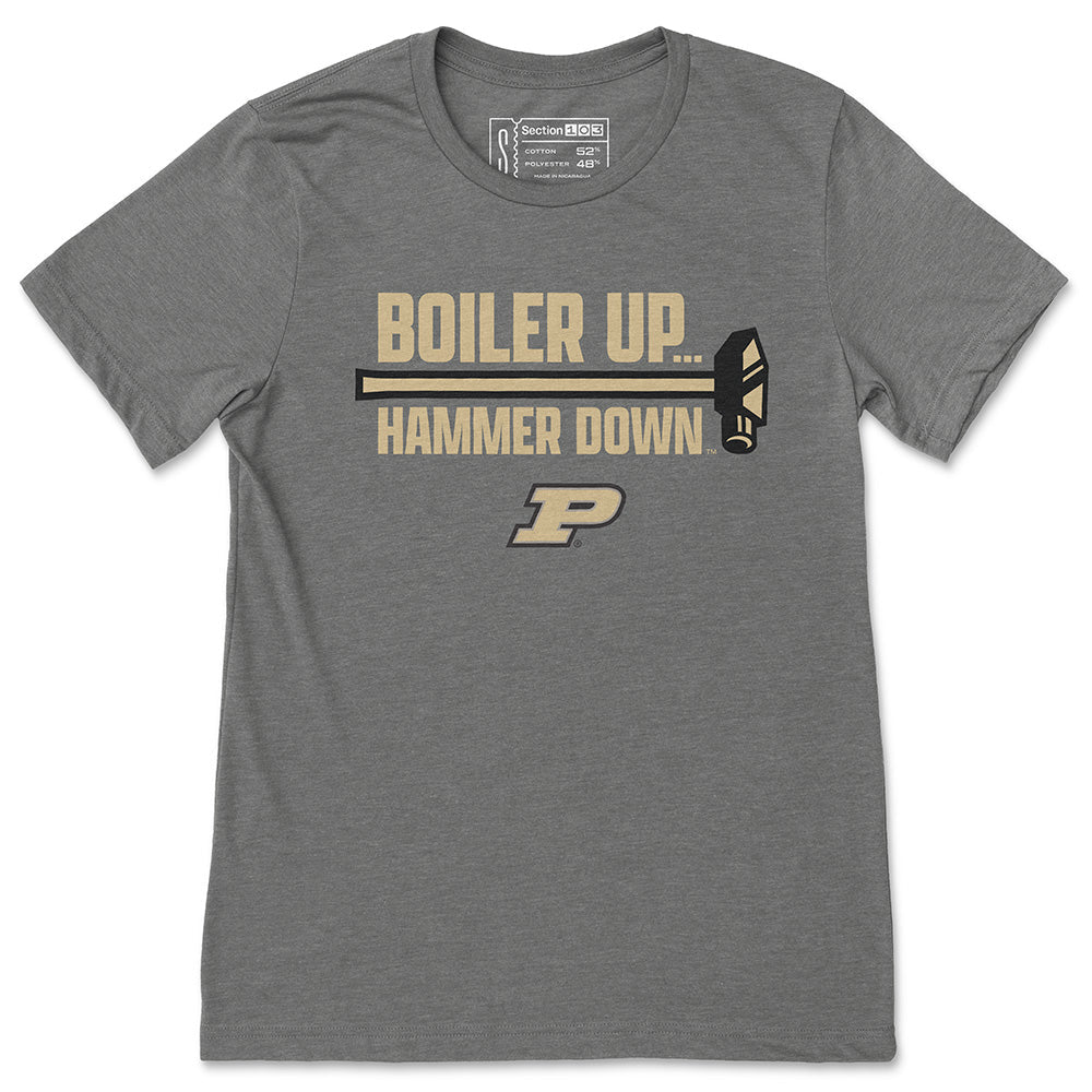 Purdue Boiler Up, Hammer Down T-Shirt | Section 103