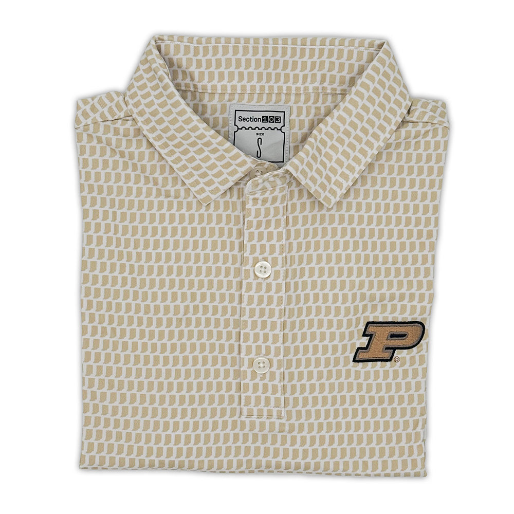 Purdue Map Pattern Performance Polo | Section 103 1