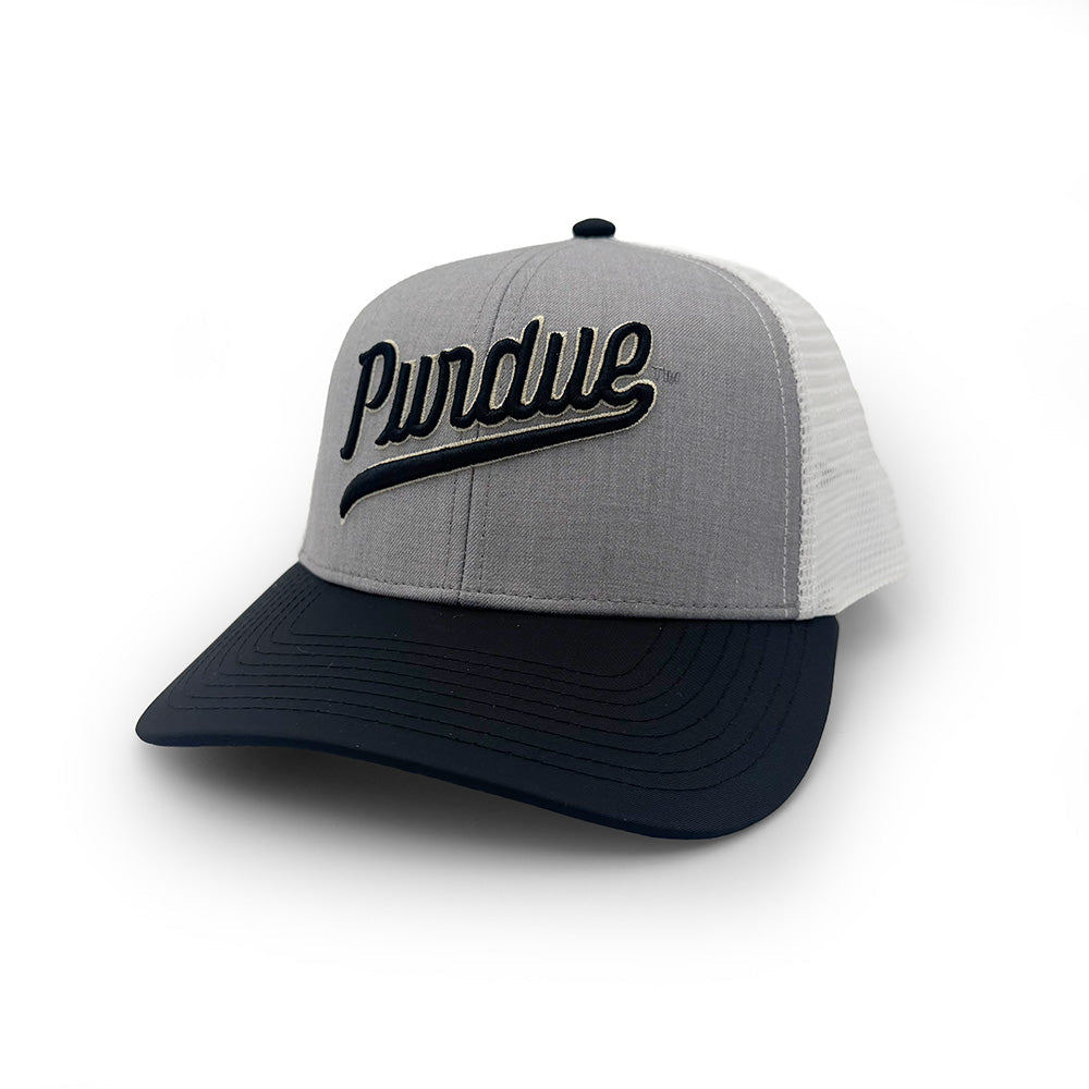 Purdue Script Trucker Hat | Section 103