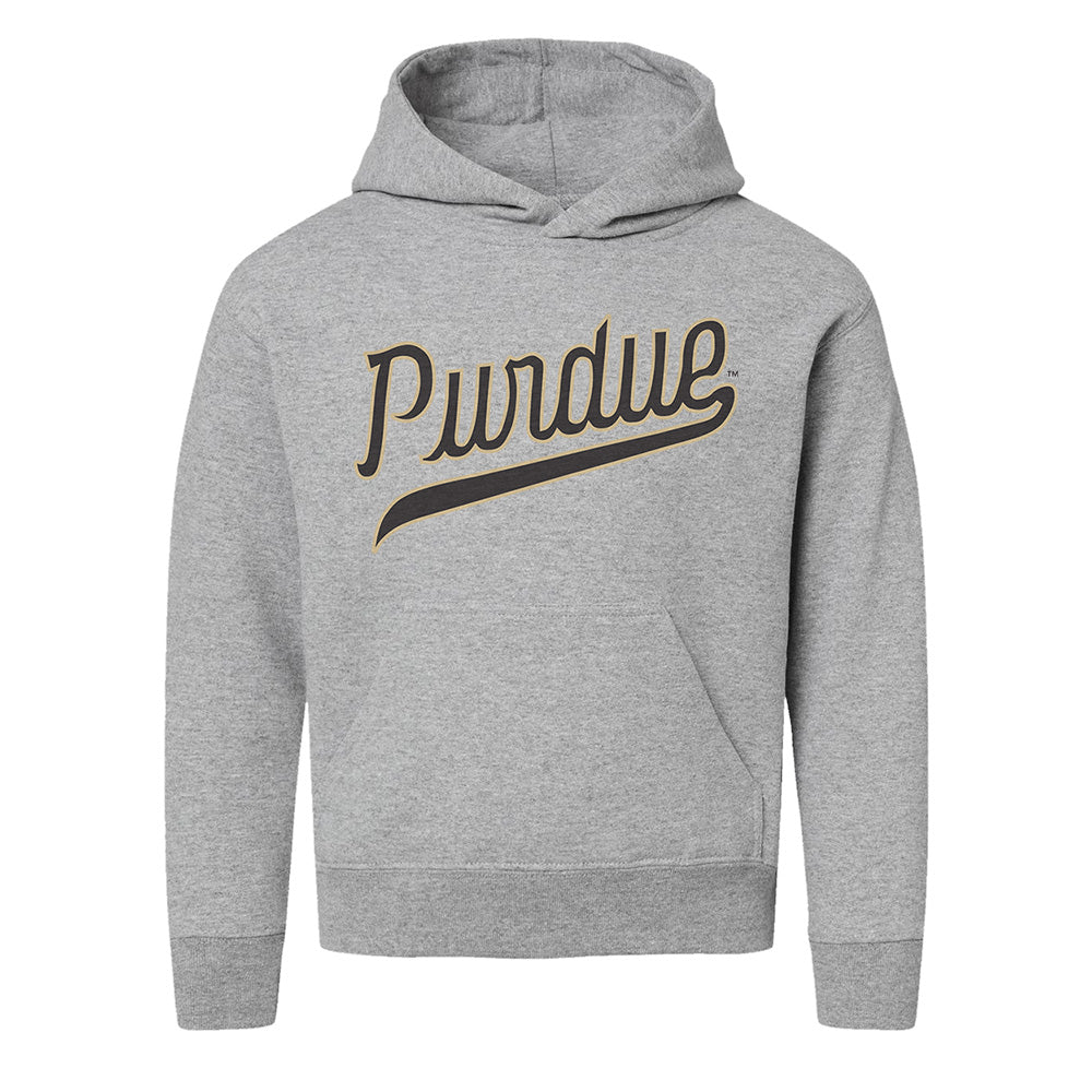 Purdue Script Youth Hoodie