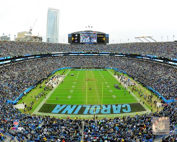Carolina Panthers Bank of America Stadium NFL Football 8" x 10" Photo 1