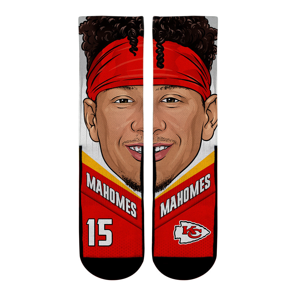 Patrick Mahomes - Kansas City Chiefs  - Game Face | Rock 'Em Socks