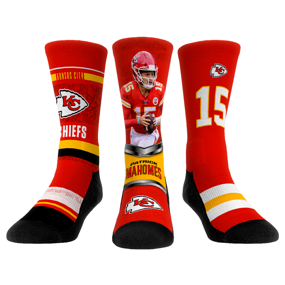 Patrick Mahomes - Kansas City Chiefs  - Pro 3-Pack | Rock 'Em Socks