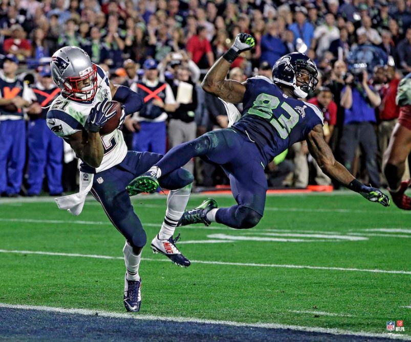 Malcolm Butler Super Bowl XLIX Game-Winning Interception New England Patriots 8x10 Football Photo 1