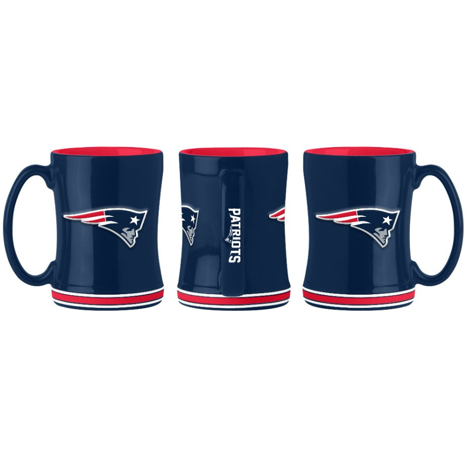 New England Patriots Logo Relief Coffee Mug 1
