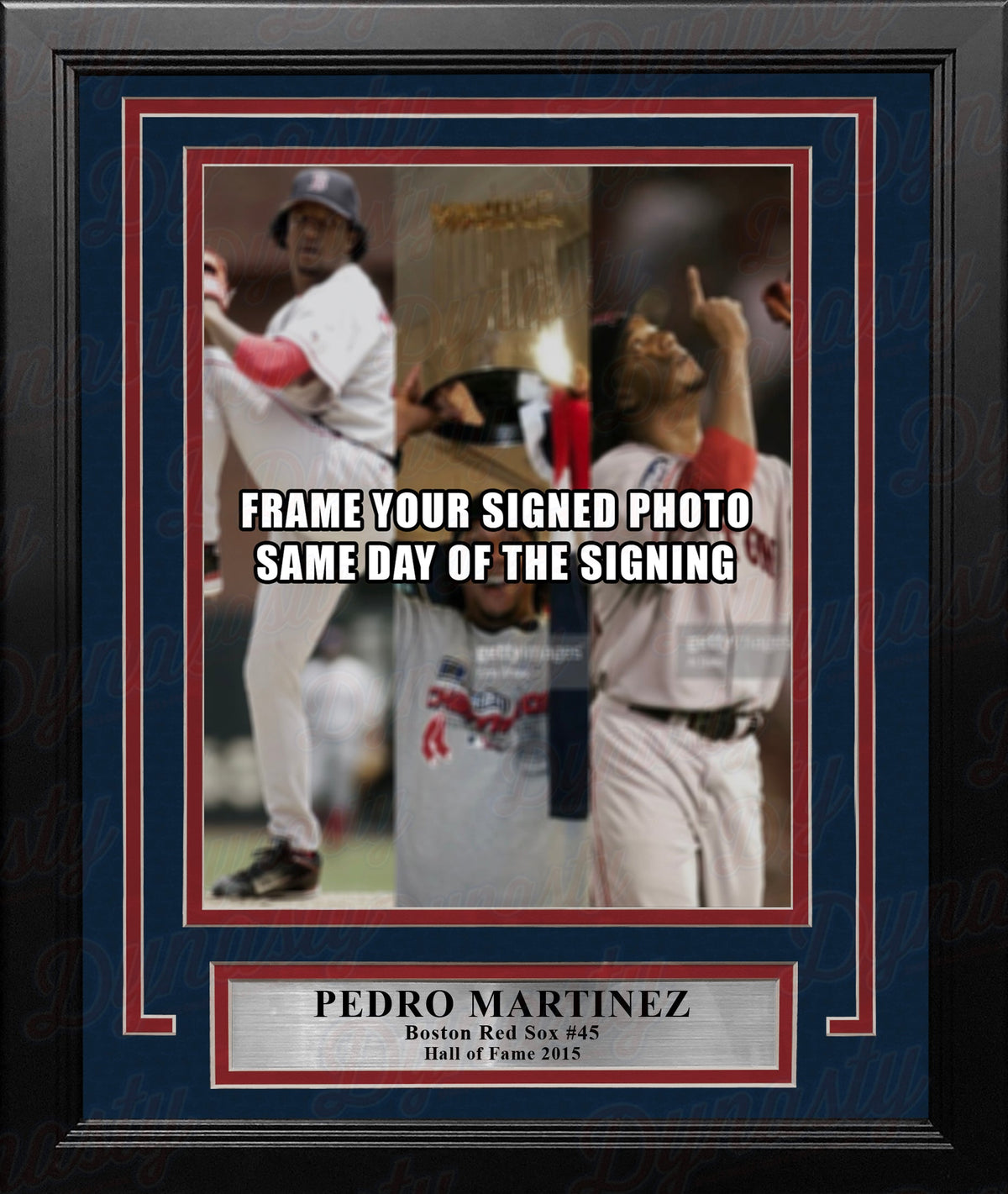 Pedro Martinez Boston Red Sox Photo Frame Kit 1