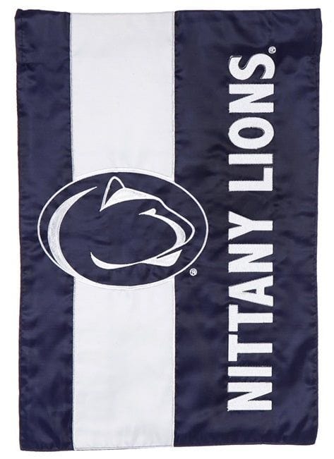 Penn State Nittany Lions Garden Flag 2 Sided Applique Logo 1