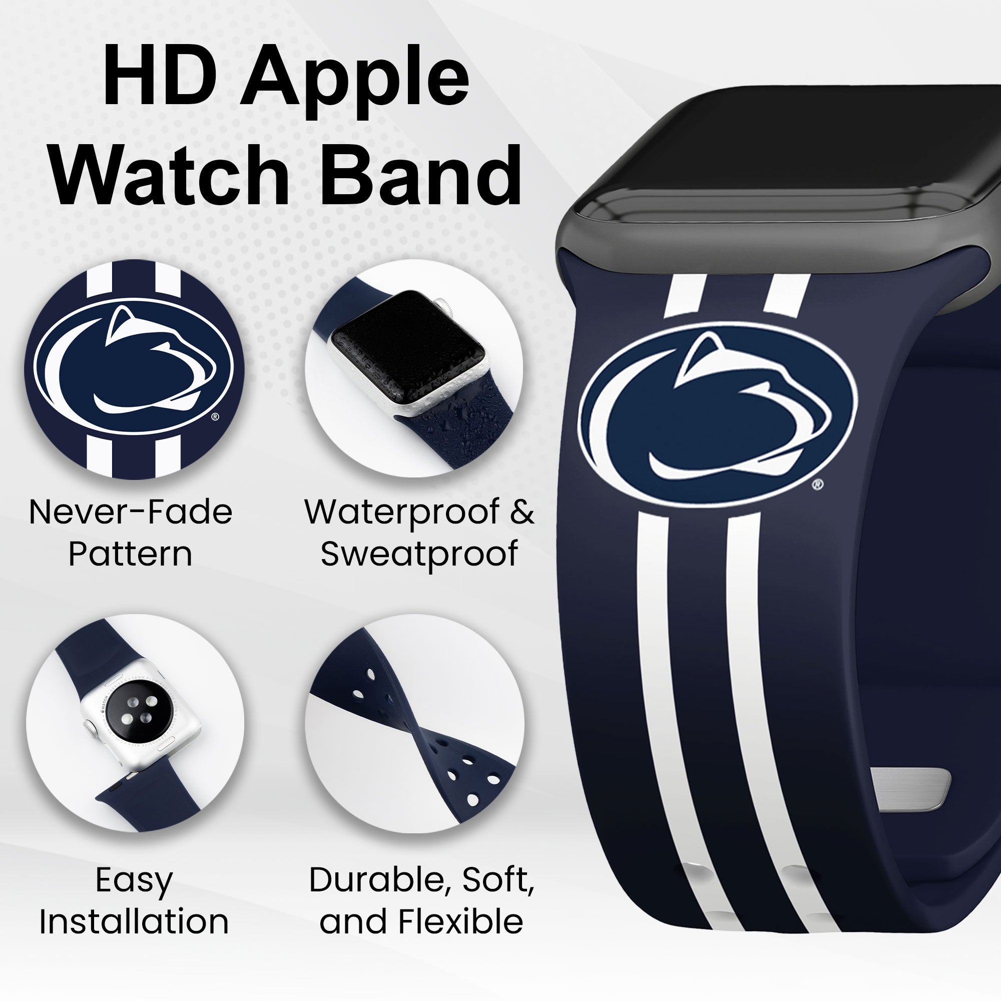 Penn State Nittany Lions HD Apple Watch Band | Affinity Bands 3