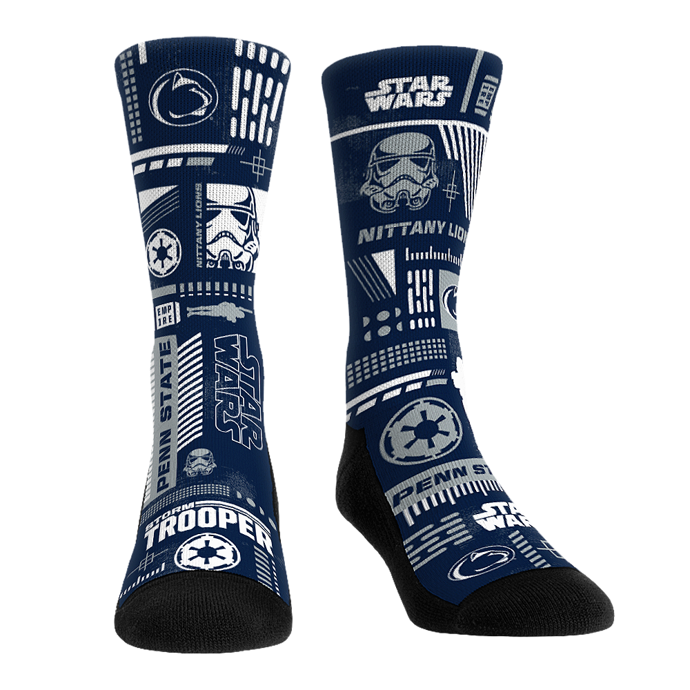 Penn State Nittany Lions - Star Wars  - Stormtrooper Pattern | Rock 'Em Socks 1