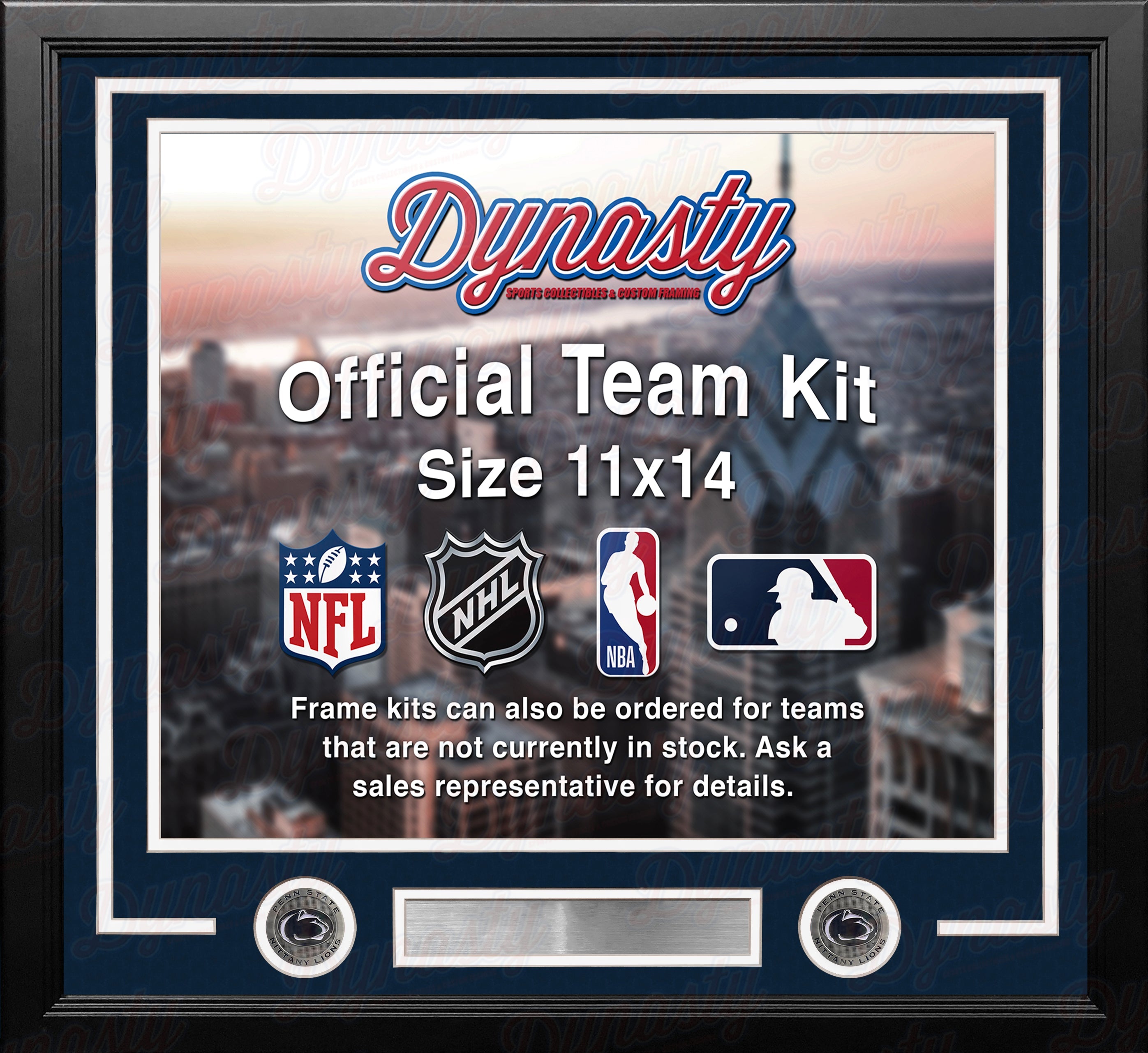 Penn State Nittany Lions Custom NCAA College 11x14 Picture Frame Kit (Multiple Colors) 1