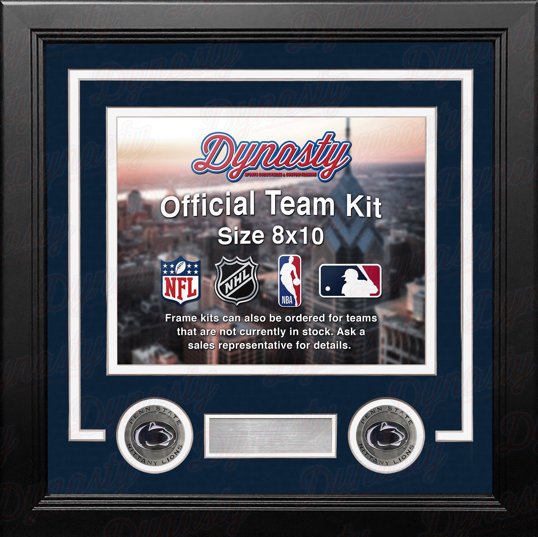 Penn State Nittany Lions Custom NCAA College 8x10 Picture Frame Kit (Multiple Colors) 1