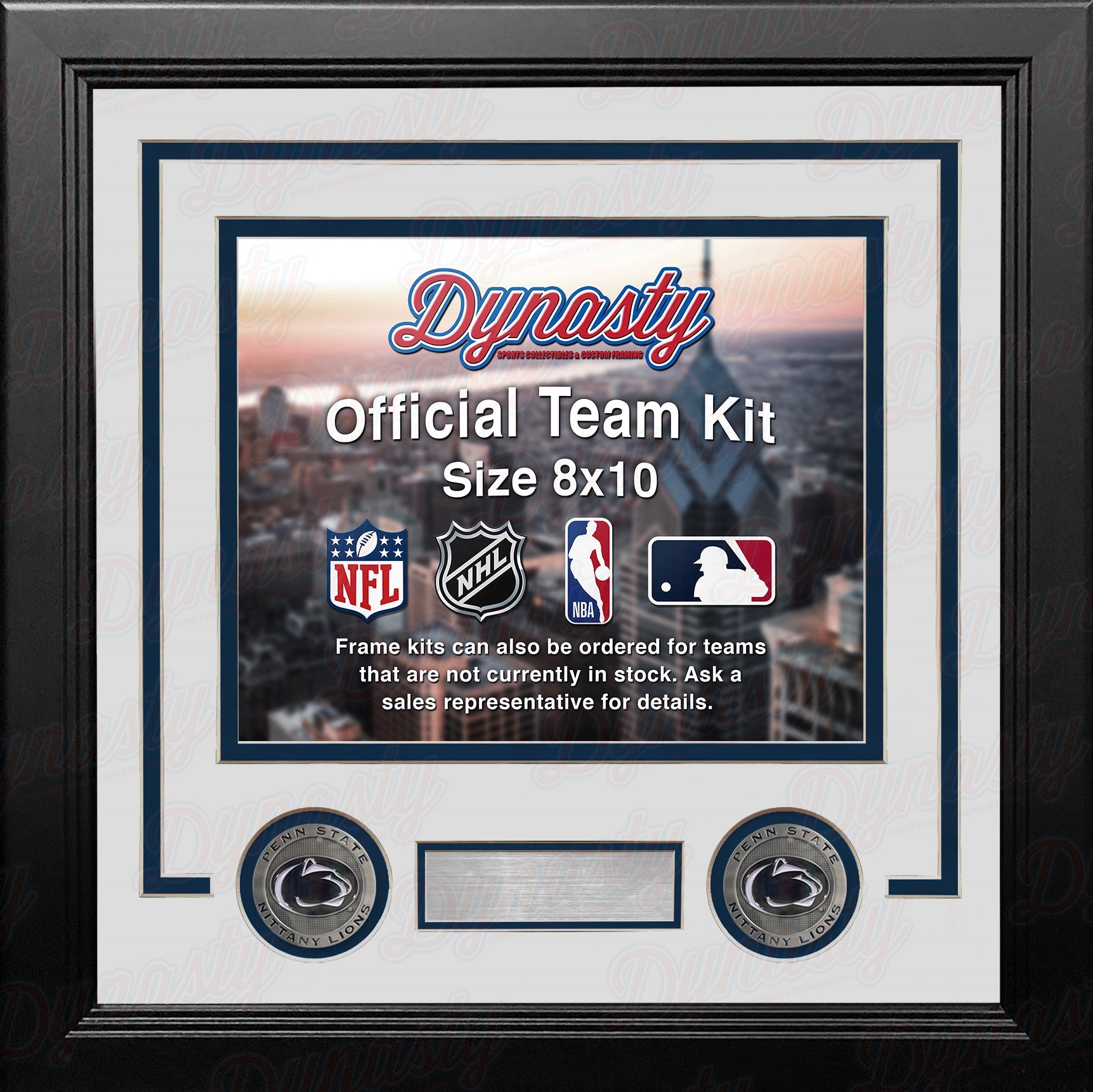 Penn State Nittany Lions Custom NCAA College 8x10 Picture Frame Kit (Multiple Colors) 2