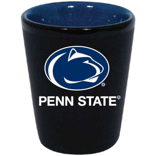 Penn State Nittany Lions Matte Black/Inner Color Shot Glass 1