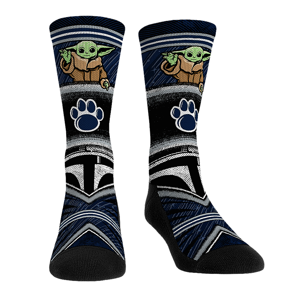 Penn State Nittany Lions - Star Wars  - Grogu Intergalactic Fan | Rock 'Em Socks 1