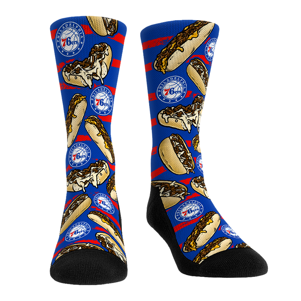 Philadelphia 76ers - Cheesesteaks | Rock 'Em Socks 1