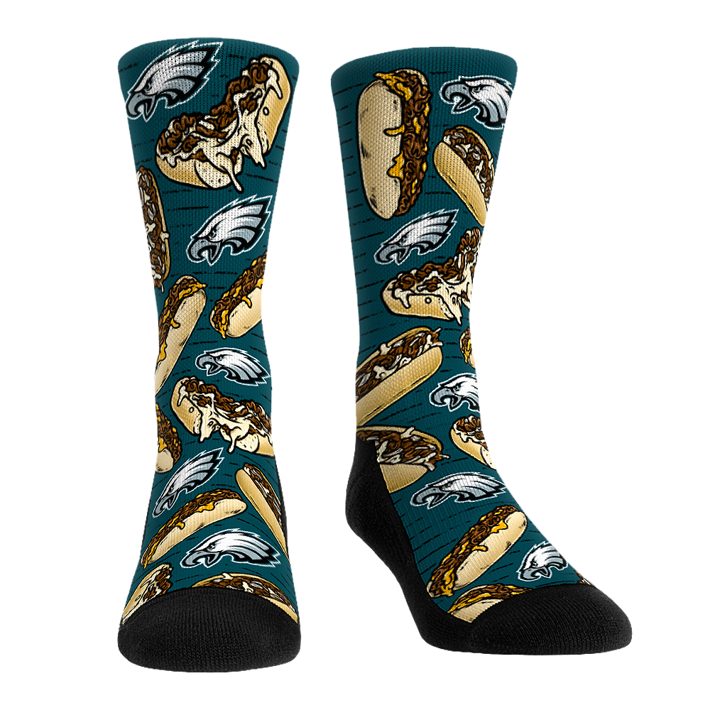 Philadelphia Eagles - Cheesesteaks | Rock 'Em Socks 1
