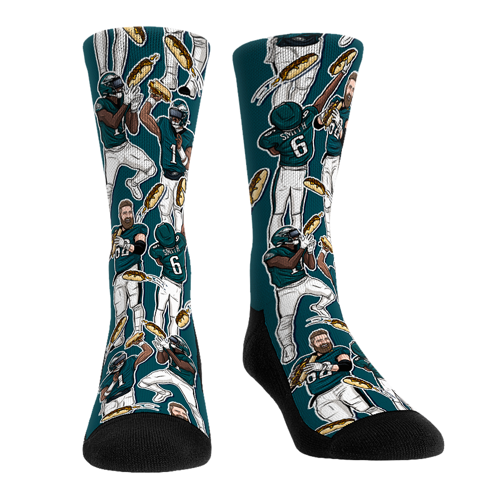 Philadelphia Eagles  - Players - Philly Cheesesteak Special | Rock 'Em Socks 1