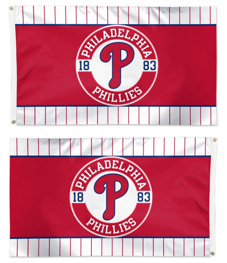 Philadelphia Phillies Embroidered Flag 2 Sided 3x5