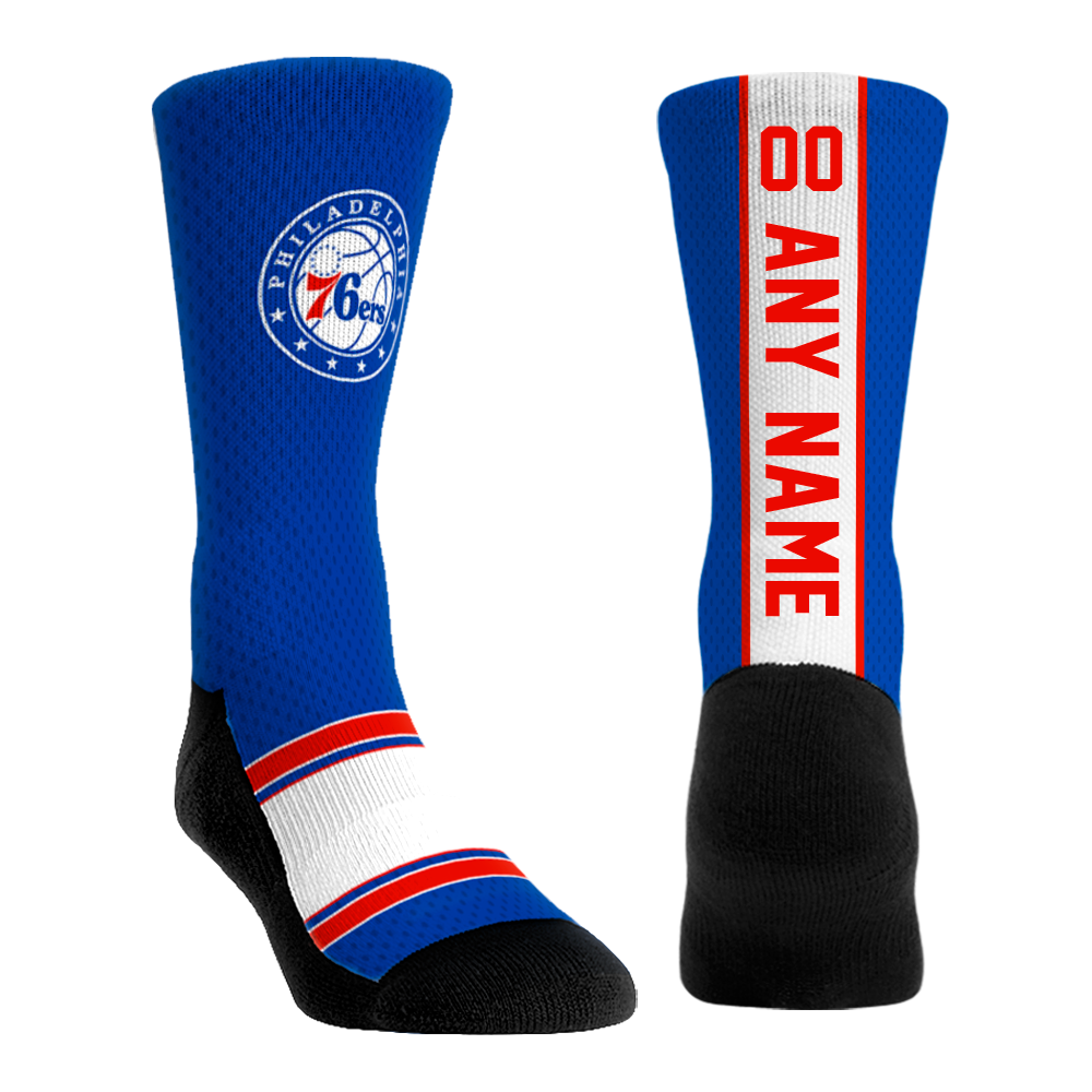 Philadelphia 76ers - Custom Jersey | Rock 'Em Socks 1