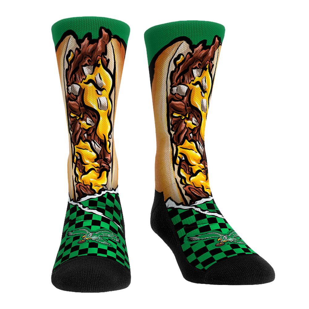 Philadelphia Eagles - Full Cheesesteak | Rock 'Em Socks 1