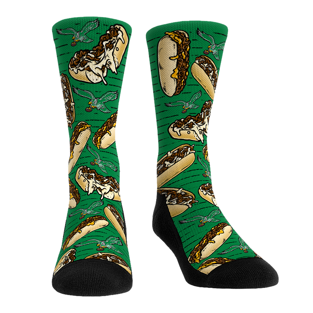 Philadelphia Eagles - Cheesesteaks (Throwback) | Rock 'Em Socks 1