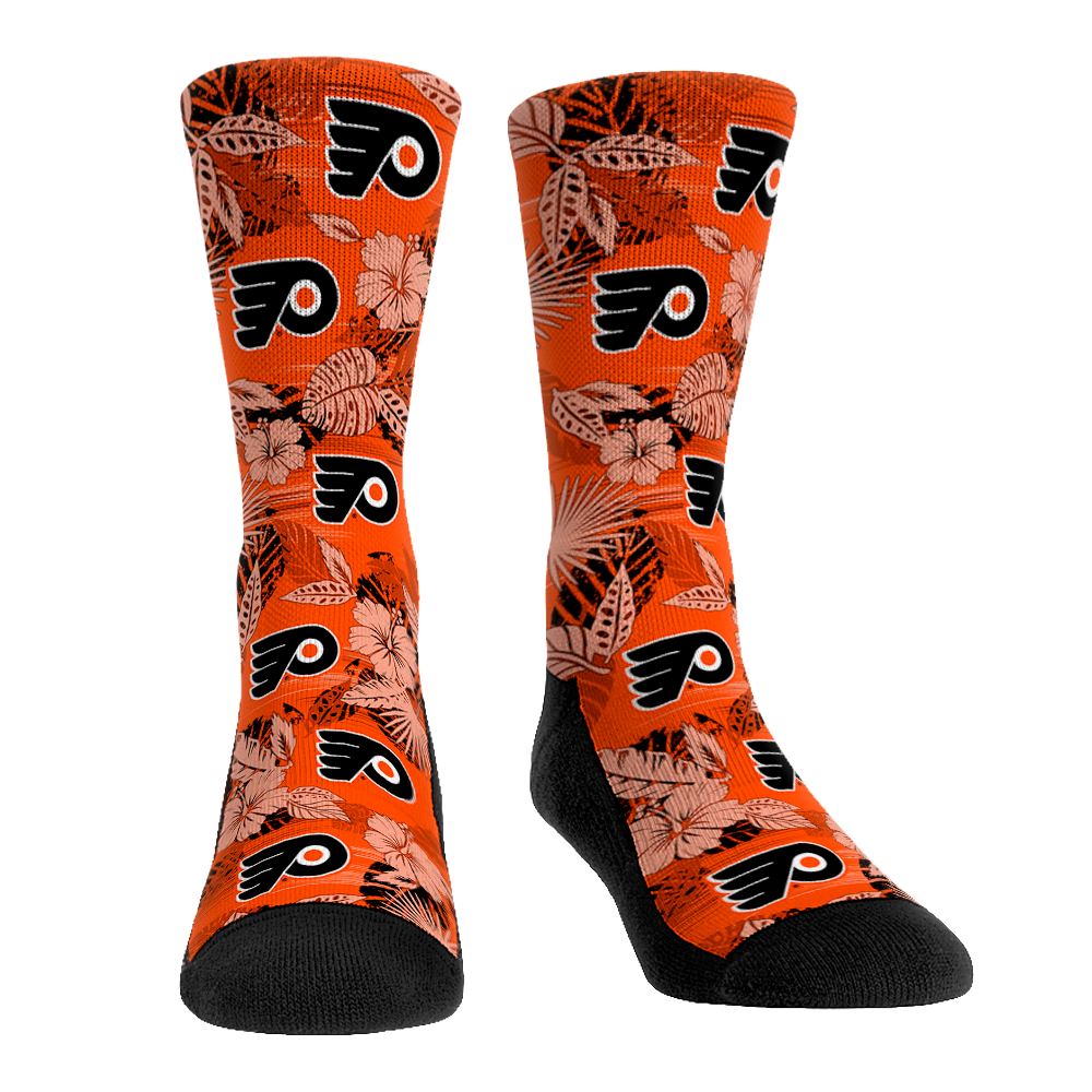 Philadelphia Flyers - Floral | Rock 'Em Socks