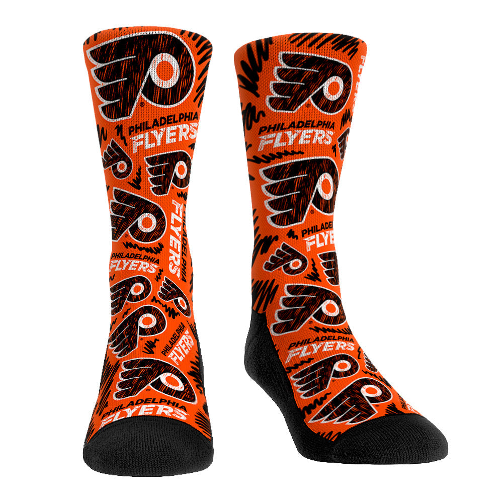 Philadelphia Flyers - Logo Sketch | Rock 'Em Socks