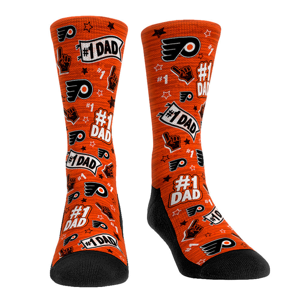 Philadelphia Flyers - #1 Dad | Rock 'Em Socks