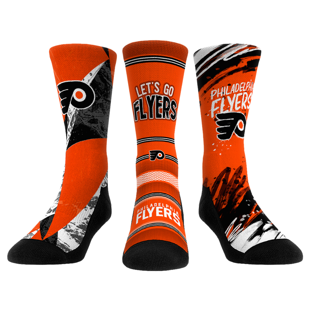 Philadelphia Flyers - Power Play 3-Pack | Rock 'Em Socks
