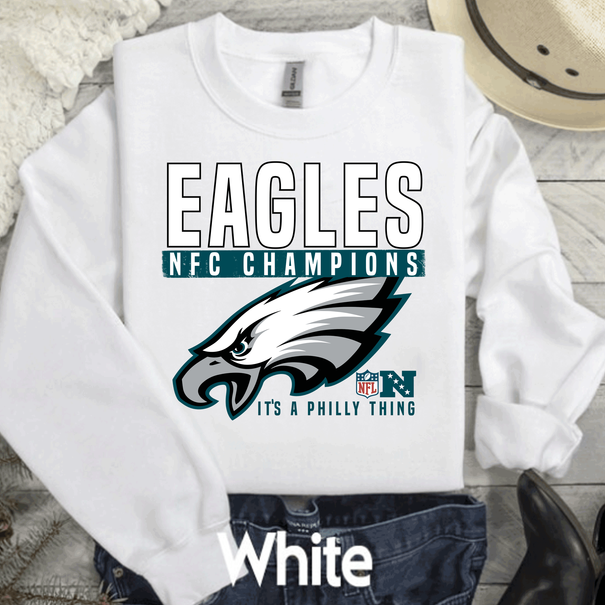 NFC Championships Philadelphia Football Sweatshirt, Philly T-shirt, Trending Eagles Fan Shirts, Football Crewneck, Eagles Hoodie, Superbowl GIfts 2